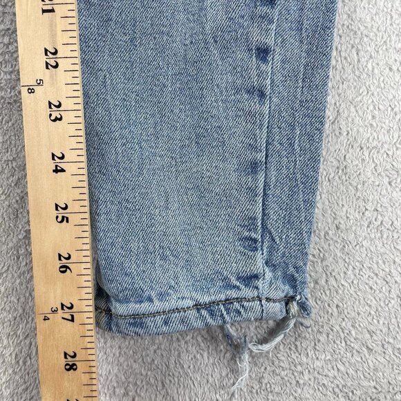 Guess Women's Blue Sexy Curve Low-Rise Stretch Ripped Jeans - Picture 9 of 10